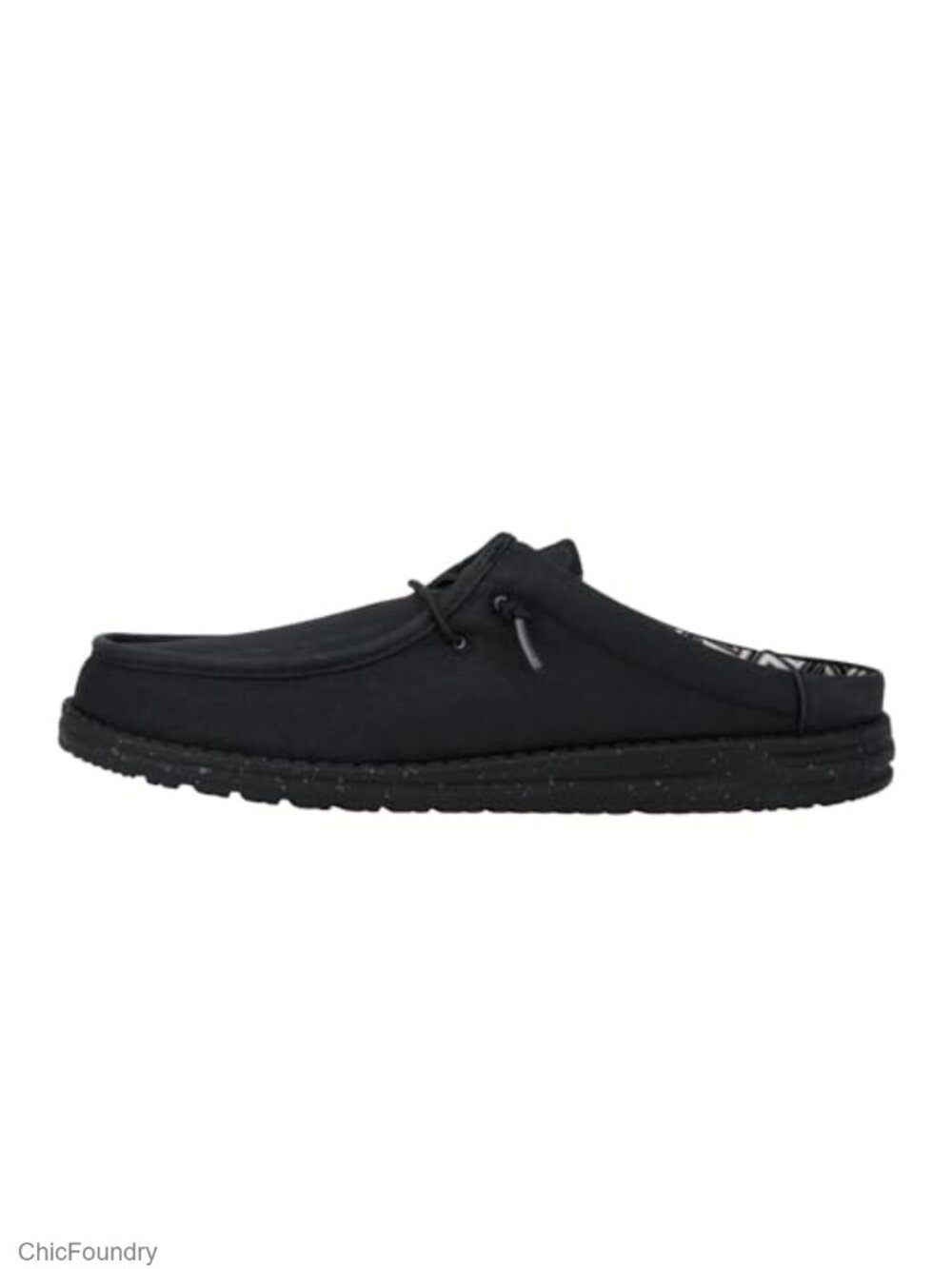 Wally Slip Stretch Canvas Mule Slip On Loafer Casual Walking Shoe